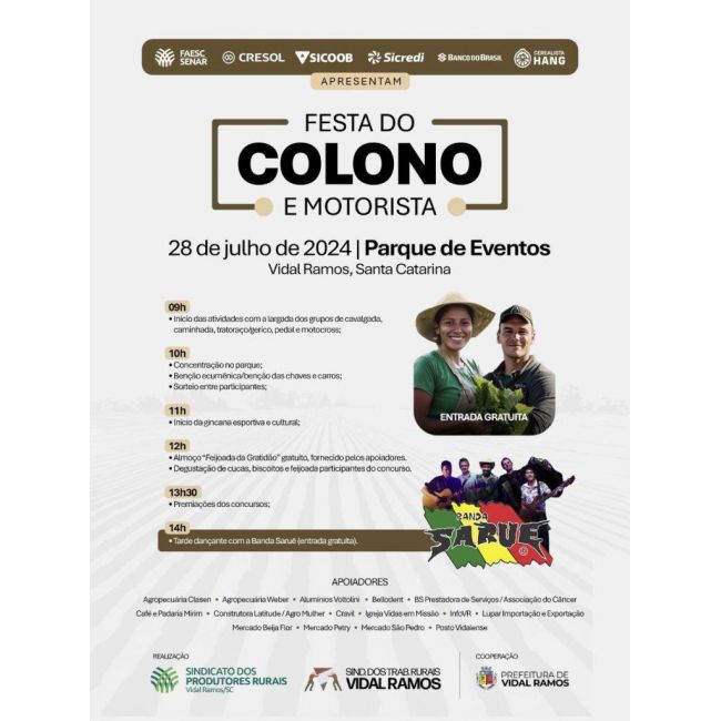 Festa do Colono e Motorista - Quinta Edição